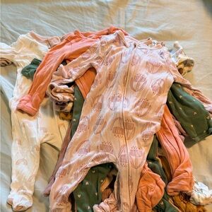 Baby Girl set of 10 Sleepers - 0-3 months